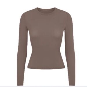 SKIMS *NWT FITS EVERYBODY LONG SLEEVE T-SHIRT | COLOR: AMETHYST | SIZE: XXS